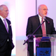 Newly appointed CDC chief Robert Redfield, right, giving a speech during the Aid for AIDS My Hero Gala held in 2013.